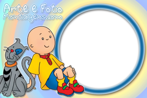 Moldura Personagens - Caillou Moldura Personagens - Caillou