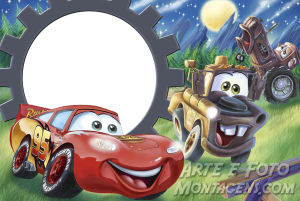 Moldura Personagens - Carros Moldura Personagens - Carros