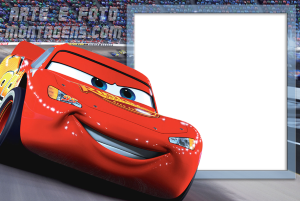Moldura Personagens - Carros Mcqueen Moldura Personagens - Carros Mcqueen