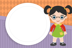 Moldura Personagens - Chaves Chiquinha Baby Moldura Personagens - Chaves Chiquinha Baby