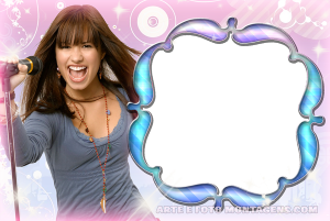 Moldura Personagens - Demi Lovato Moldura Personagens - Demi Lovato