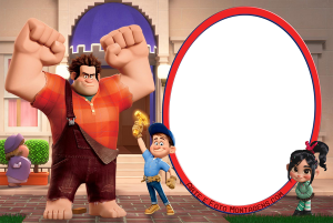 Moldura Personagens - Detona Ralph Wreckit Ralph Moldura Personagens - Detona Ralph Wreckit Ralph