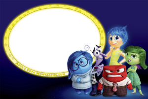 Moldura Personagens - Divertidamente Inside Out Moldura Personagens - Divertidamente Inside Out