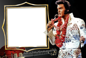 Moldura Personagens - Elvis Presley Moldura Personagens - Elvis Presley