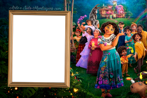 Moldura Personagens - Encanto Familia Moldura Personagens - Encanto Familia