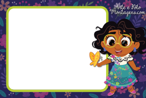 Moldura Personagens - Encanto Mirabel Pequena Moldura Personagens - Encanto Mirabel Pequena