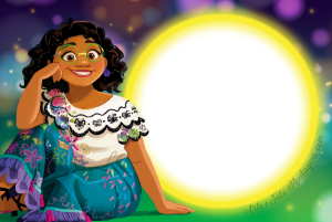 Moldura Personagens - Encanto Mirabel Moldura Personagens - Encanto Mirabel