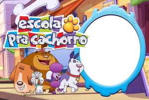Moldura Personagens - Escola Pra Cachorro Moldura Personagens - Escola Pra Cachorro