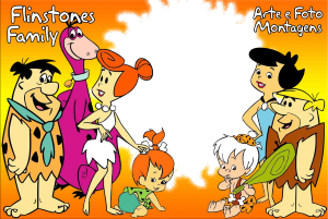 Moldura Personagens - Flinstones Moldura Personagens - Flinstones