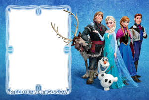 Moldura Personagens - Frozen Moldura Personagens - Frozen
