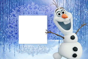 Moldura Personagens - Frozen Olaf Moldura Personagens - Frozen Olaf