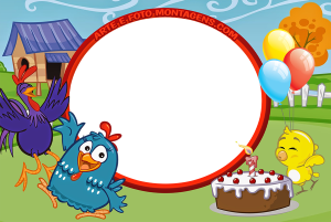 Moldura Personagens - Galinha Pintadinha Aniversario Moldura Personagens - Galinha Pintadinha Aniversario