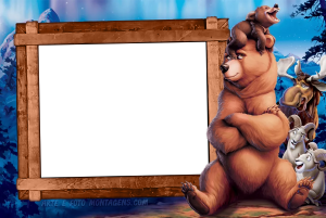 Moldura Personagens - Irmao Urso Kenai Koda Moldura Personagens - Irmao Urso Kenai Koda