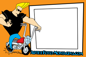 Moldura Personagens - Johnny Bravo Moldura Personagens - Johnny Bravo