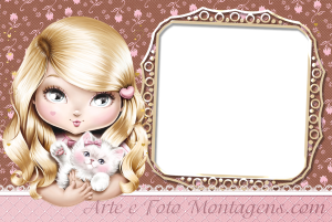 Moldura Personagens - Jolie Boneca 1 Moldura Personagens - Jolie Boneca 1