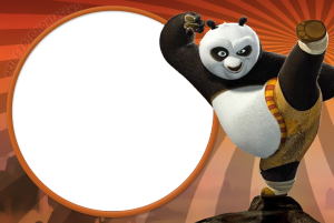 Moldura Personagens - Kung Fu Panda Moldura Personagens - Kung Fu Panda