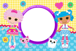 Moldura Personagens - Lalaloopsy Moldura Personagens - Lalaloopsy