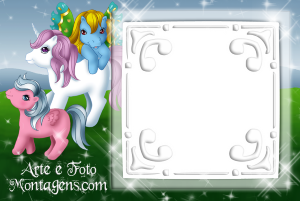 Moldura Personagens - Little Pony 2 Moldura Personagens - Little Pony 2