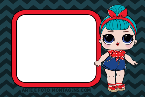 Moldura Personagens - Lol Surprise Bb Bop Moldura Personagens - Lol Surprise Bb Bop