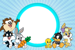 Moldura Personagens - Looney Tunes Baby Moldura Personagens - Looney Tunes Baby