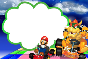 Moldura Personagens - Mario Kart Moldura Personagens - Mario Kart