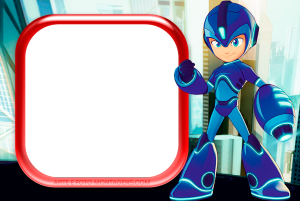 Moldura Personagens - Megaman Moldura Personagens - Megaman