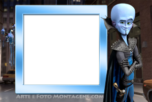 Moldura Personagens - Megamente Moldura Personagens - Megamente