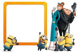 Moldura Personagens - Meu Malvado Favorito Minions 3 Moldura Personagens - Meu Malvado Favorito Minions 3