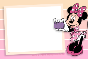 Moldura Personagens - Mickey Minnie 3 Moldura Personagens - Mickey Minnie 3