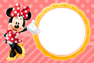 Moldura Personagens - Mickey Minnie Vermelha 2 Moldura Personagens - Mickey Minnie Vermelha 2