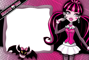 Moldura Personagens - Monster High 2 Moldura Personagens - Monster High 2