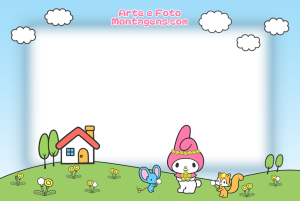 Moldura Personagens - My Melody Moldura Personagens - My Melody
