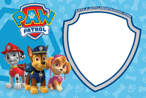 Moldura Personagens - Patrulha Canina Paw Patrol 2 Moldura Personagens - Patrulha Canina Paw Patrol 2