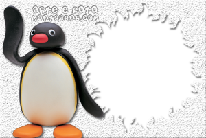 Moldura Personagens - Pingu Moldura Personagens - Pingu