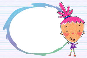 Moldura Personagens - Pinky Dinky Doo Moldura Personagens - Pinky Dinky Doo