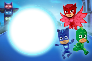 Moldura Personagens - Pj Masks Moldura Personagens - Pj Masks