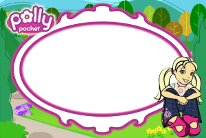 Moldura Personagens - Polly Pocket Moldura Personagens - Polly Pocket