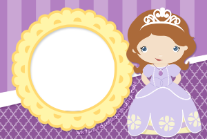 Moldura Personagens - Princesa Sofia Princesinha Minus Moldura Personagens - Princesa Sofia Princesinha Minus