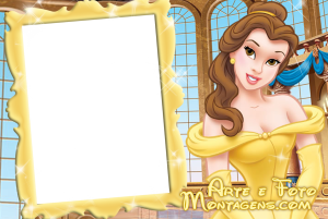 Moldura Personagens - Princesa Bela Moldura Personagens - Princesa Bela