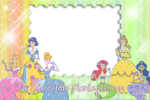 Moldura Personagens - Princesas Cute Moldura Personagens - Princesas Cute