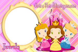 Moldura Personagens - Princesas Jewels Moldura Personagens - Princesas Jewels