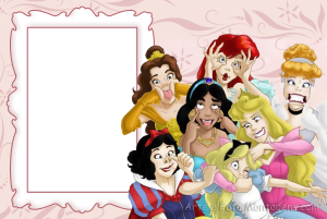 Moldura Personagens - Princesas Molecas Moldura Personagens - Princesas Molecas