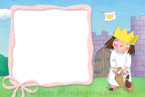 Moldura Personagens - Princesinha Moldura Personagens - Princesinha
