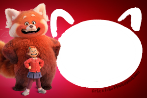 Moldura Personagens - Red Crescer E Uma Fera Moldura Personagens - Red Crescer E Uma Fera