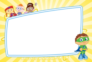 Moldura Personagens - Super Why Moldura Personagens - Super Why