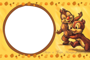 Moldura Personagens - Tico E Teco Moldura Personagens - Tico E Teco