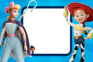 Moldura Personagens - Toy Story Betty Jessie Giggle Moldura Personagens - Toy Story Betty Jessie Giggle