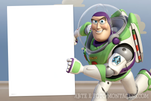 Moldura Personagens - Toy Story Buzz Lightyear Moldura Personagens - Toy Story Buzz Lightyear