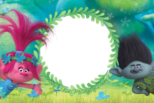 Moldura Personagens - Trolls Moldura Personagens - Trolls