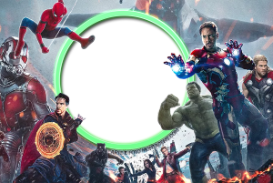 Moldura Personagens - Vingadores Guerrainfinita Moldura Personagens - Vingadores Guerrainfinita